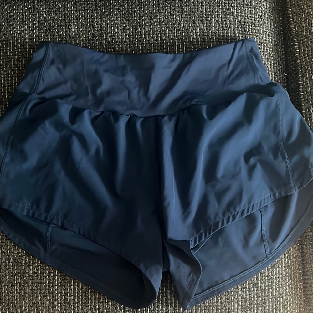 Navy Blue Athletic Shorts